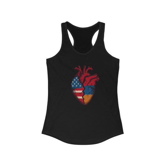 One Heart Women's Workout Racerback Tank