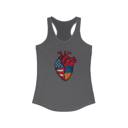 One Heart Women's Workout Racerback Tank