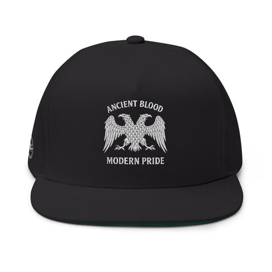 Ancient Blood, Modern Pride Embroidered Flat Bill Cap