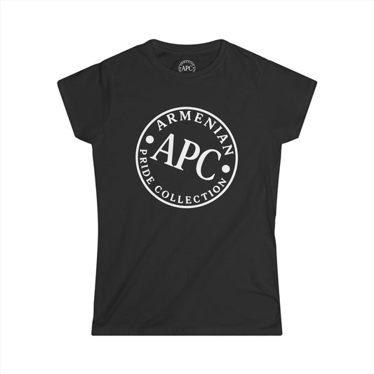 APC Logo Tilted Women's Softstyle Tee