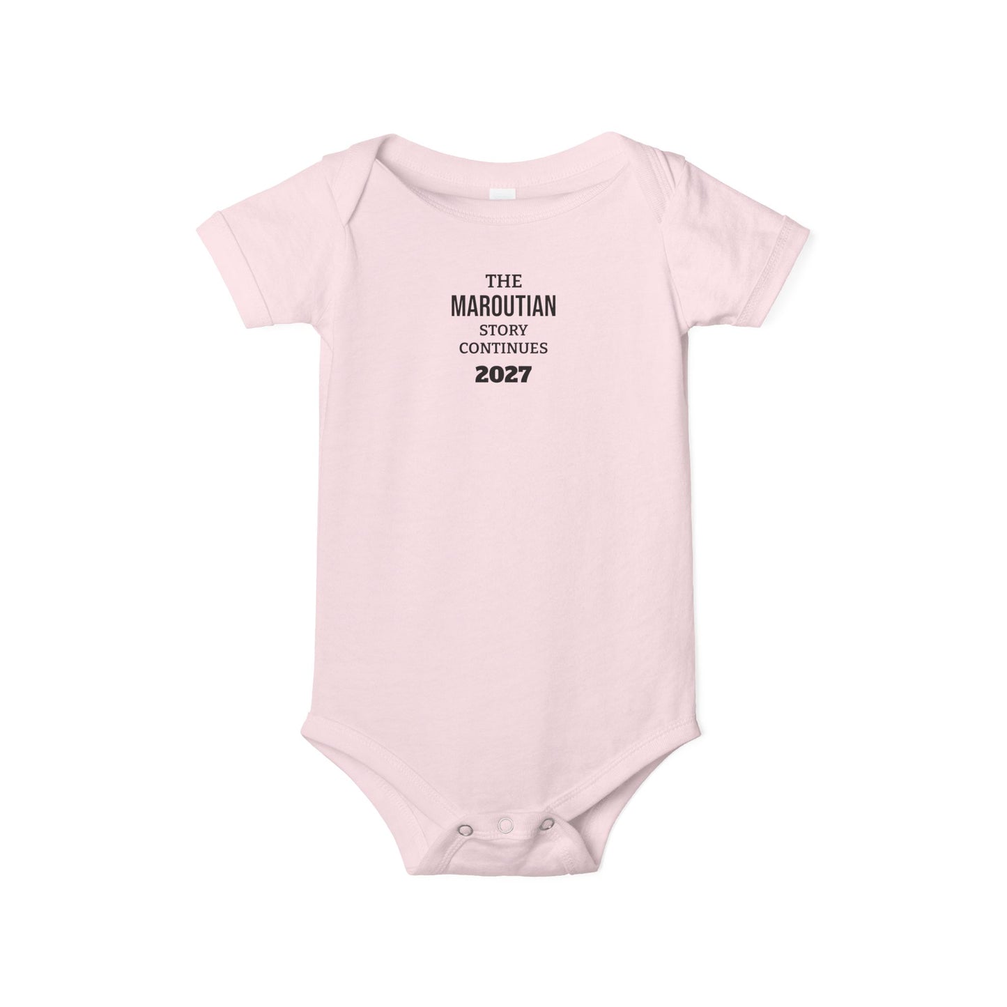 The Story Continues (Personalized) Baby Announcement Onesie