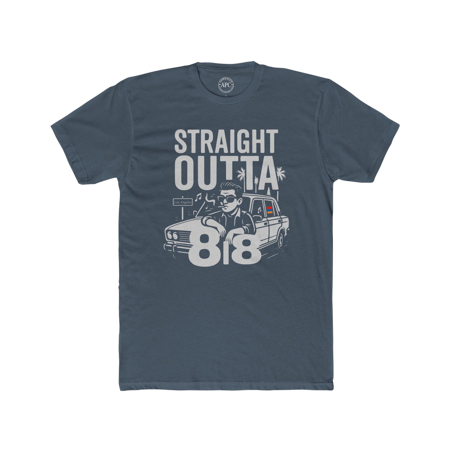 Straight Outta 818 LA Unisex Cotton Crew Tee
