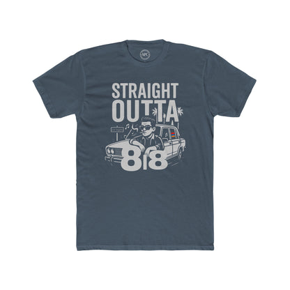 Straight Outta 818 LA Unisex Cotton Crew Tee