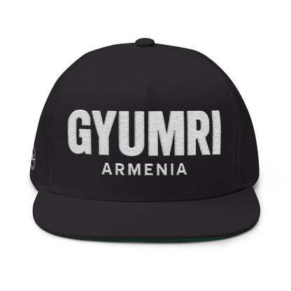 Gyumri Embroidered Flat Bill Cap