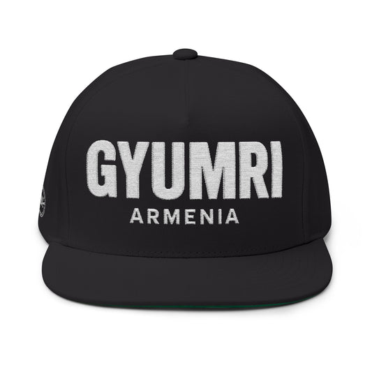Gyumri Embroidered Flat Bill Cap