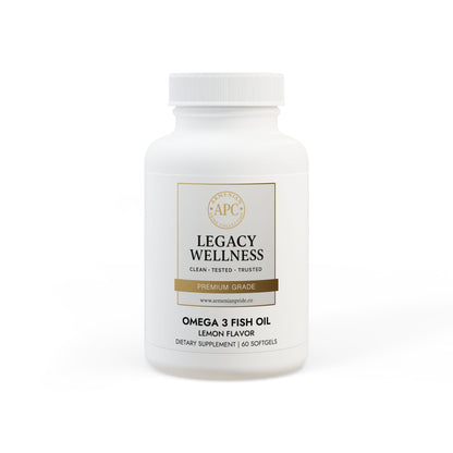 Omega 3 Fish Oil Supplement (60 Softgels)