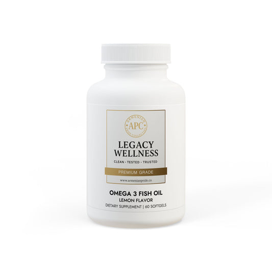Omega 3 Fish Oil Supplement (60 Softgels)