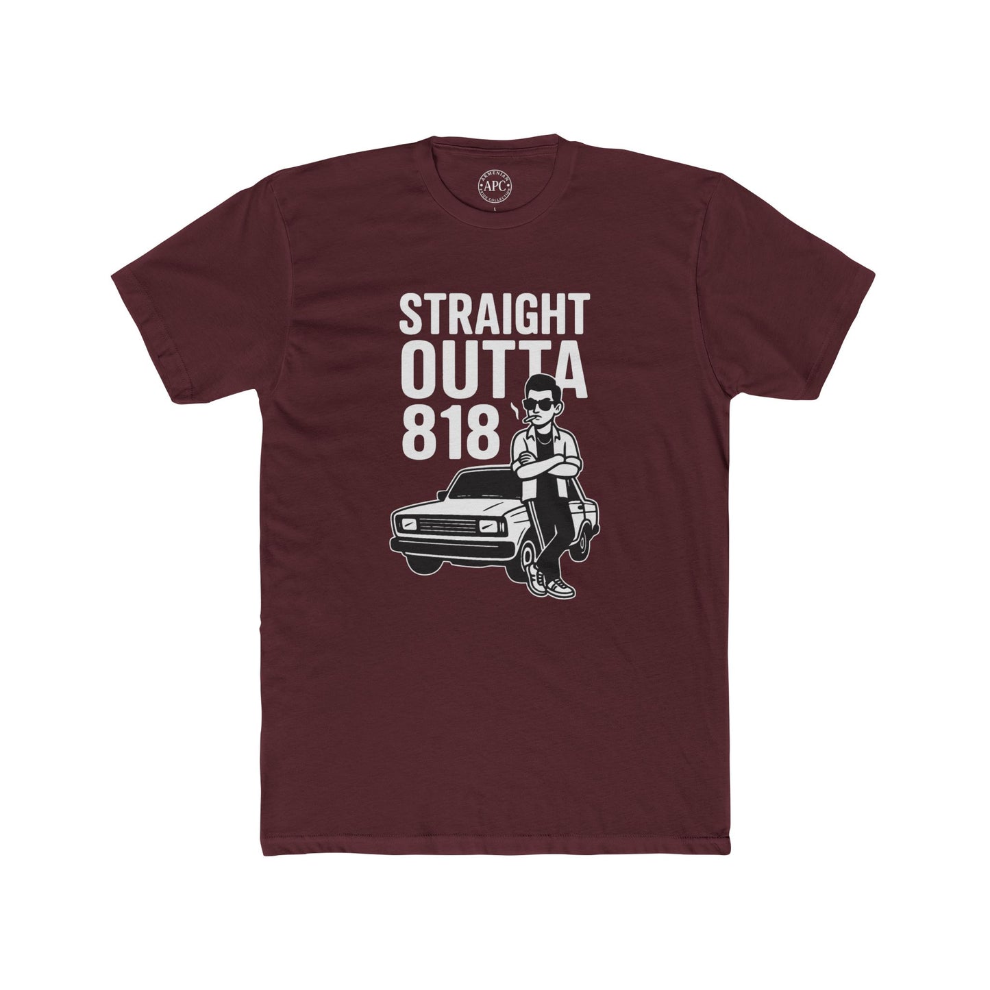 Straight Outta 818 Unisex Cotton Crew Tee