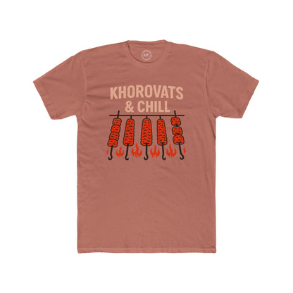 Khorovats and Chill Unisex Cotton Crew Tee