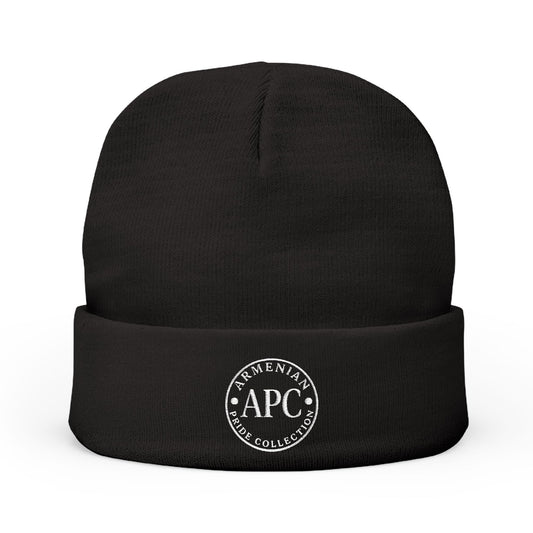 APC Embroidered Knit Beanie