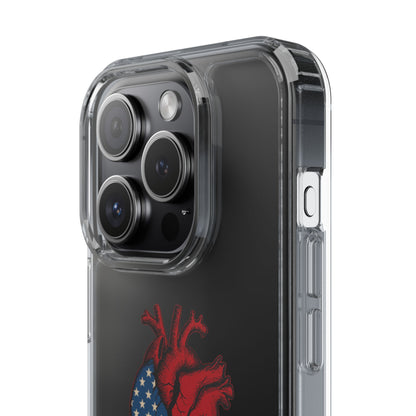 One Heart Clear Phone Case