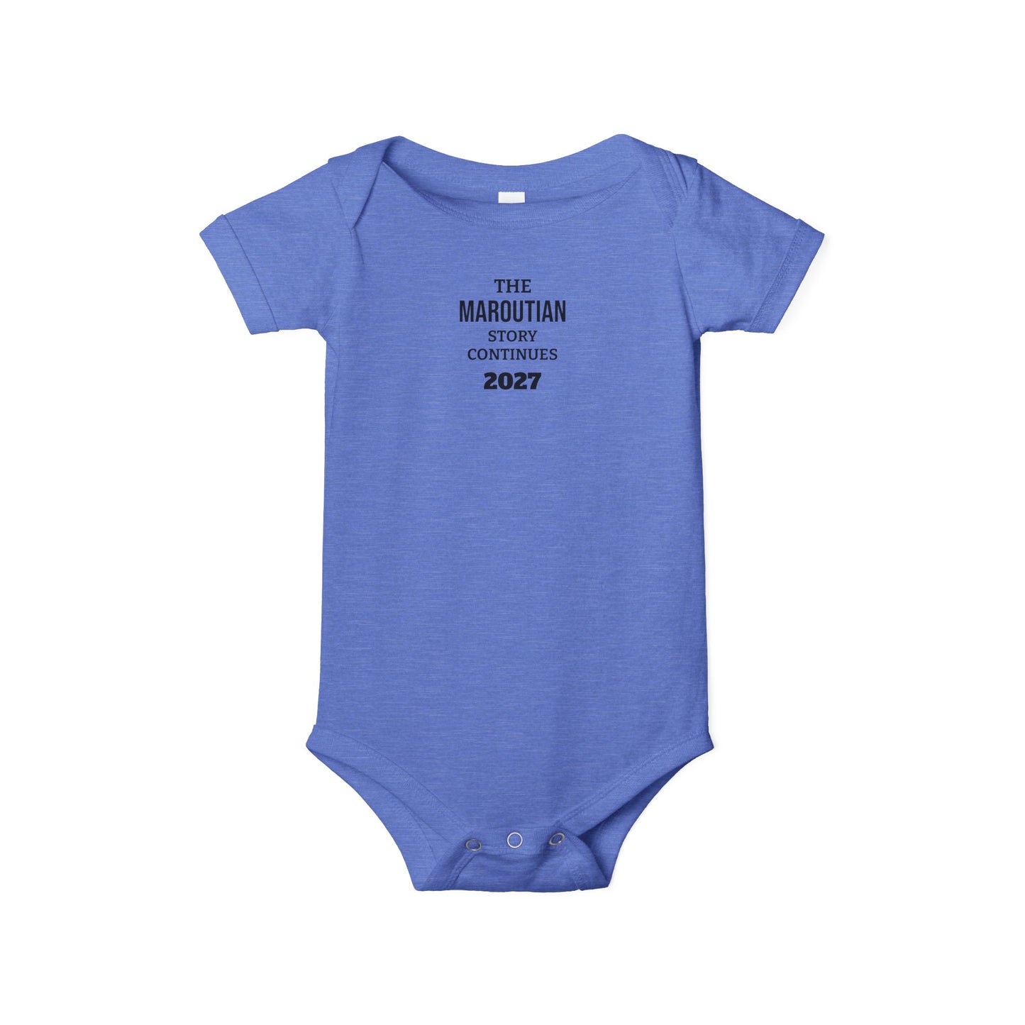 The Story Continues (Personalized) Baby Announcement Onesie