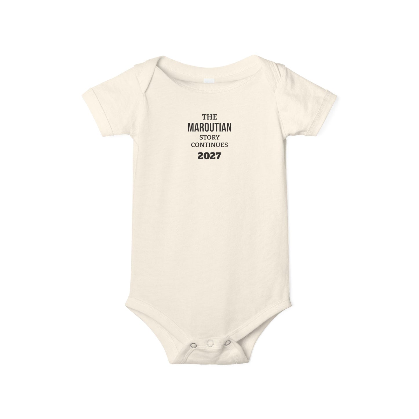 The Story Continues (Personalized) Baby Announcement Onesie