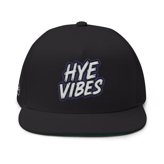 Hye Vibes Embroidered Flat Bill Cap