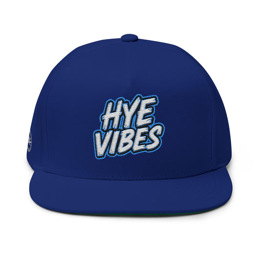 Hye Vibes Embroidered Flat Bill Cap