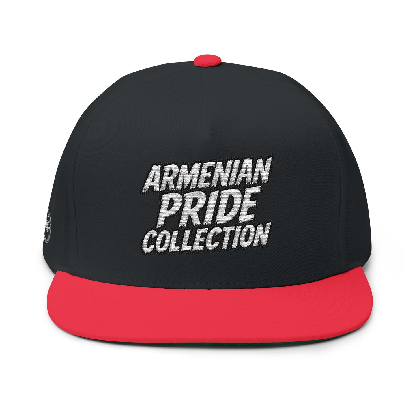 The Wrapped Embroidered Flat Bill Cap