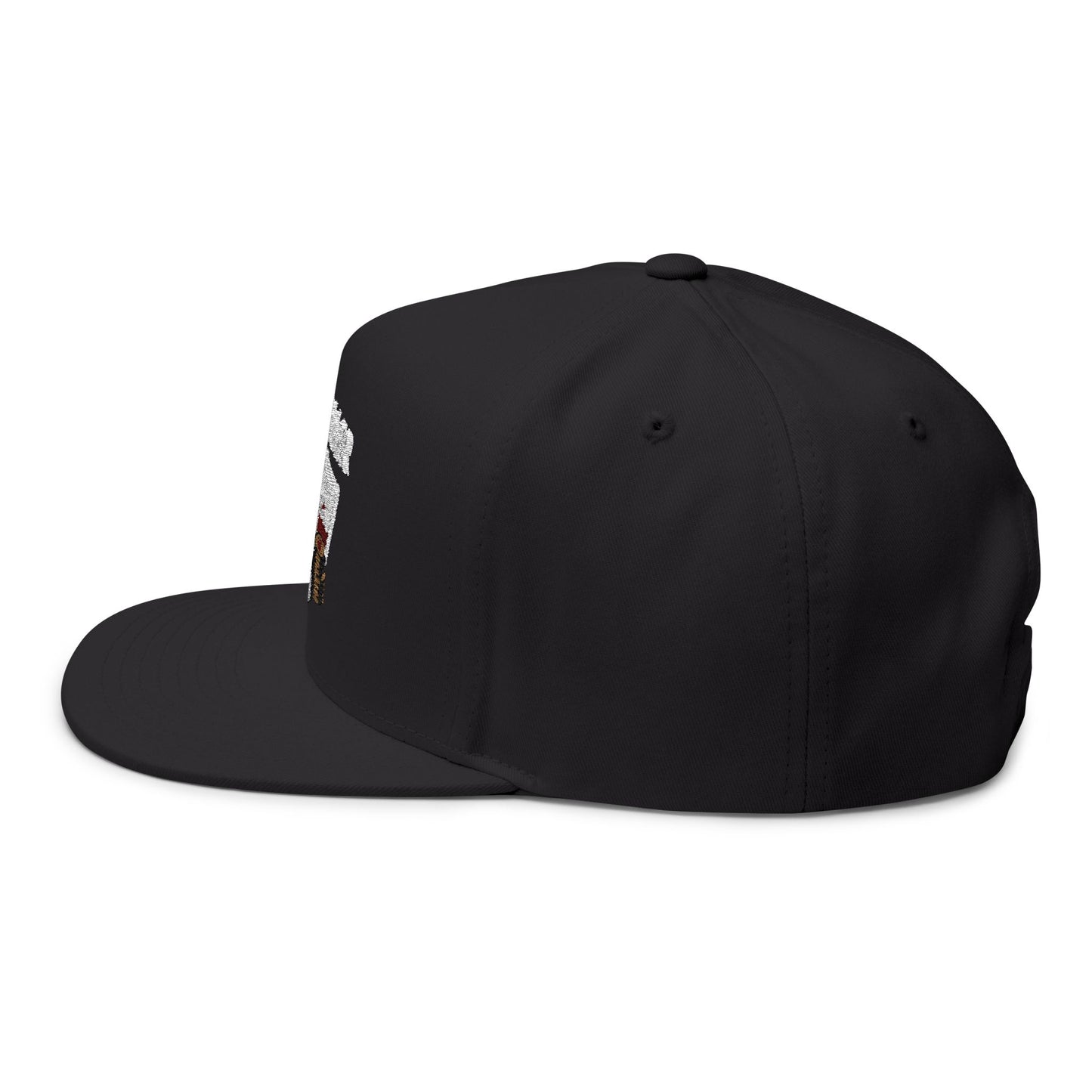 Hye Roller Embroidered Flat Bill Cap