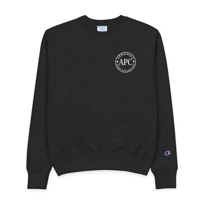 APC Logo Men's Embroidered Champion Crewneck Sweatshirt