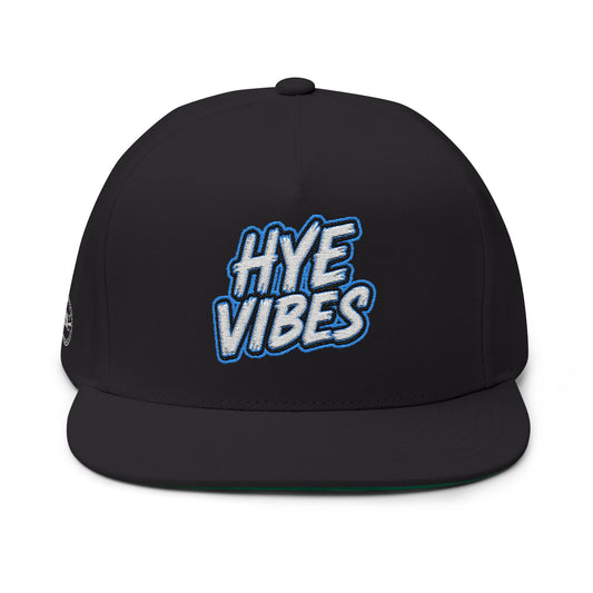 Hye Vibes Embroidered Flat Bill Cap