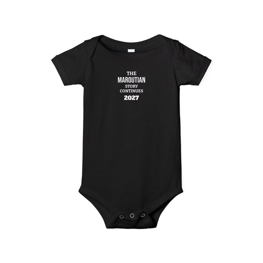 The Story Continues (Personalized) Baby Announcement Onesie