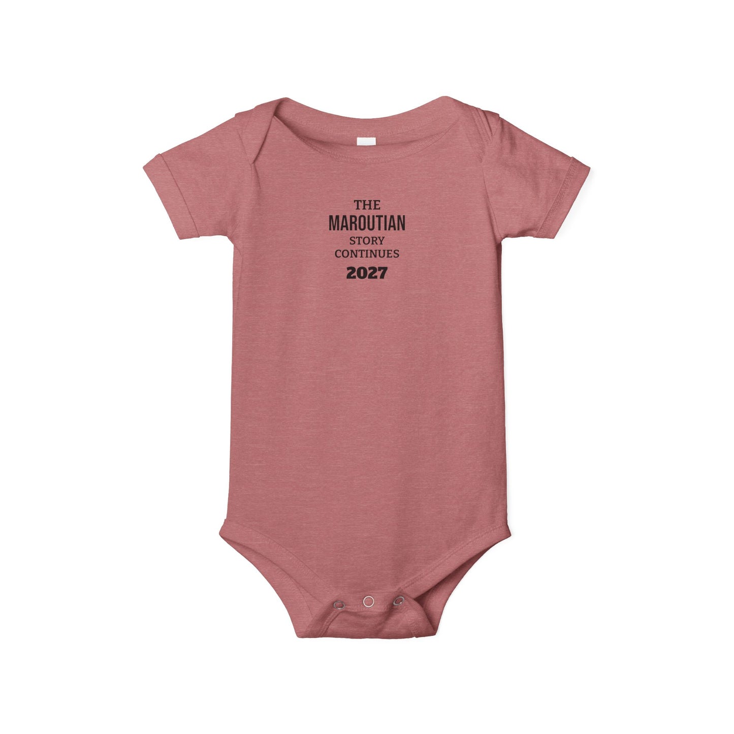 The Story Continues (Personalized) Baby Announcement Onesie