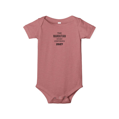The Story Continues (Personalized) Baby Announcement Onesie