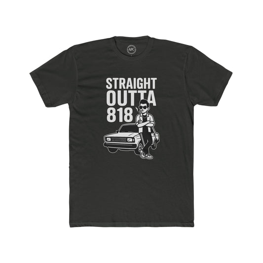 Straight Outta 818 Unisex Cotton Crew Tee