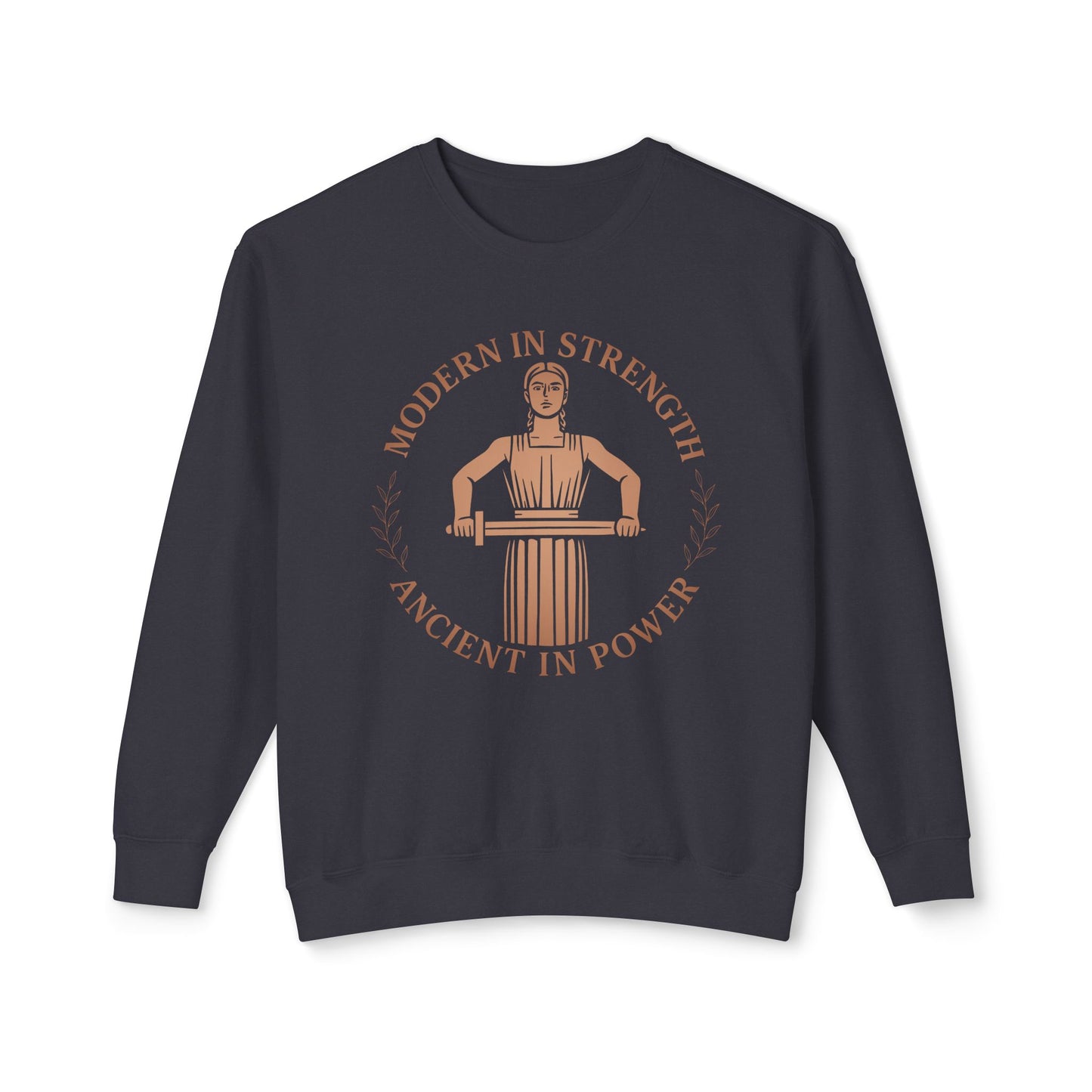 Modern Strength, Ancient Power Unisex Crewneck Sweatshirt